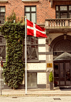 Copenhagen-Danish Flag -Best Western Hotel.