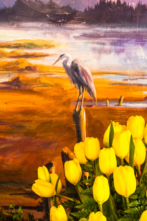 Tulip Town-Painting inside
