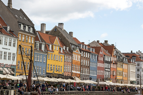 Nyhavn is Old Sailing Ships - and the "Longest Bar" in Scandinavia